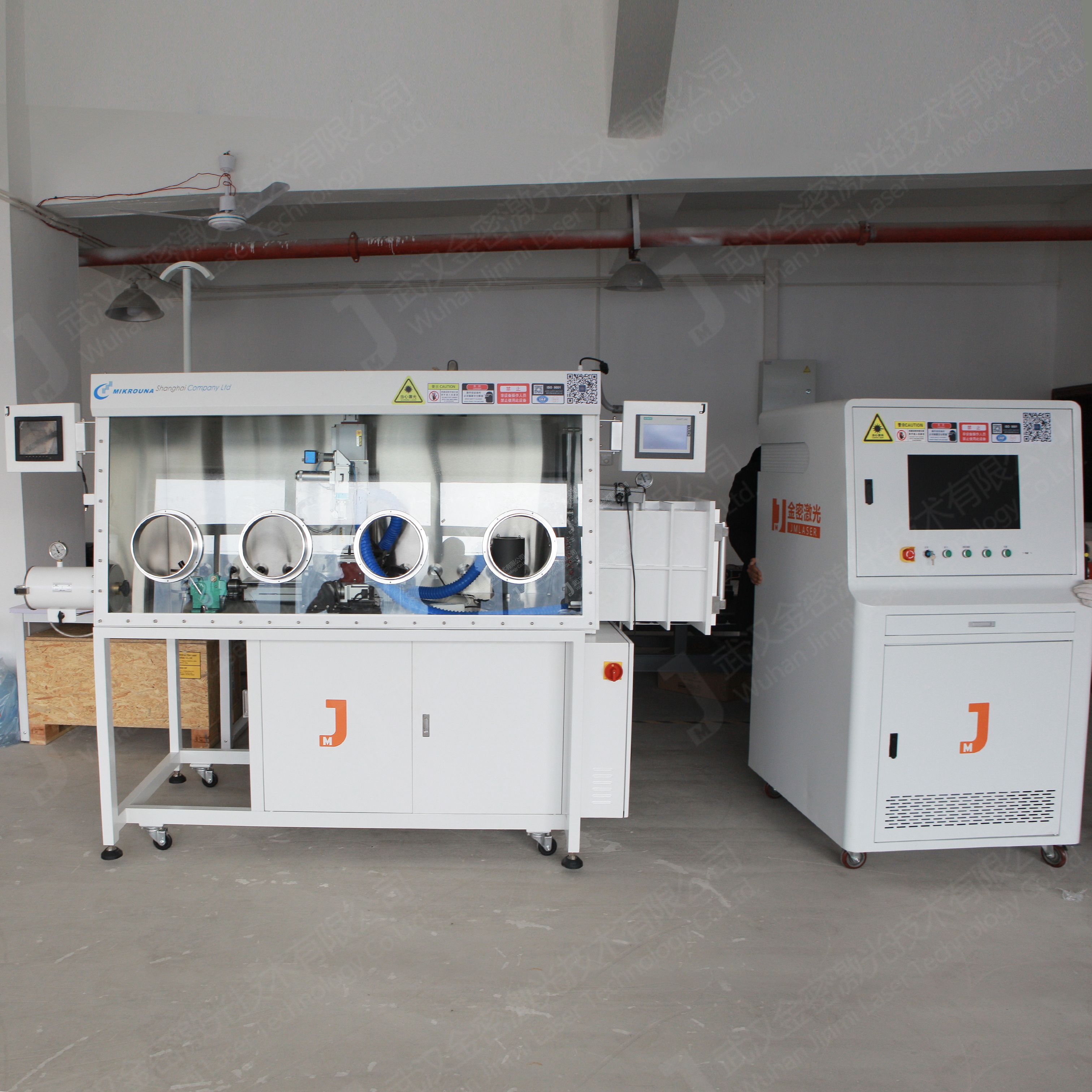 無水無氧手套箱激光焊接機